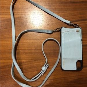 Bandolier iPhone X/XS case/wallet with strap